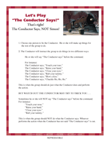 Let's Play "The Conductor Says!"
