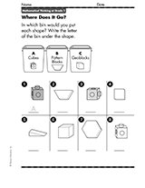 Sorting Shapes: Where Does It Go?